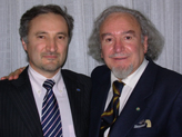 con l'avv. Tommaso Fina, presidente della Societ Operaia di Mutuo Soccorso di Luco dei Marsi